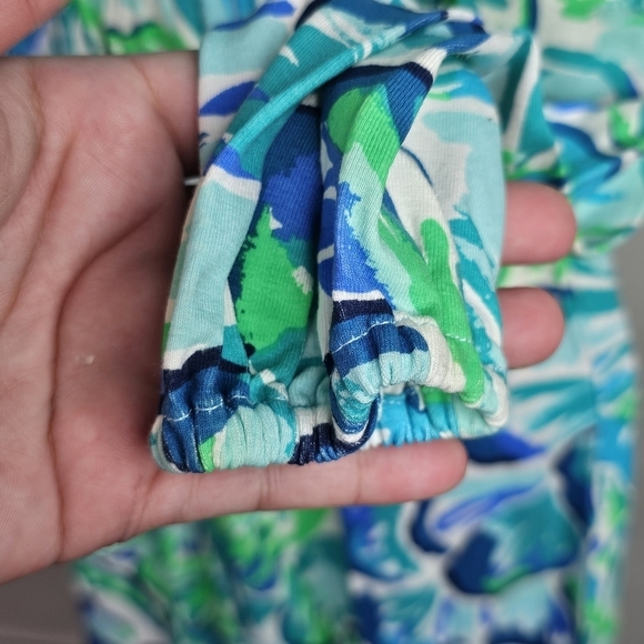 Lilly Pulitzer Fleur Dress Agate Lazy River - Picture 5 of 8